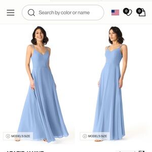 Elegant Blue Sleeveless Dress